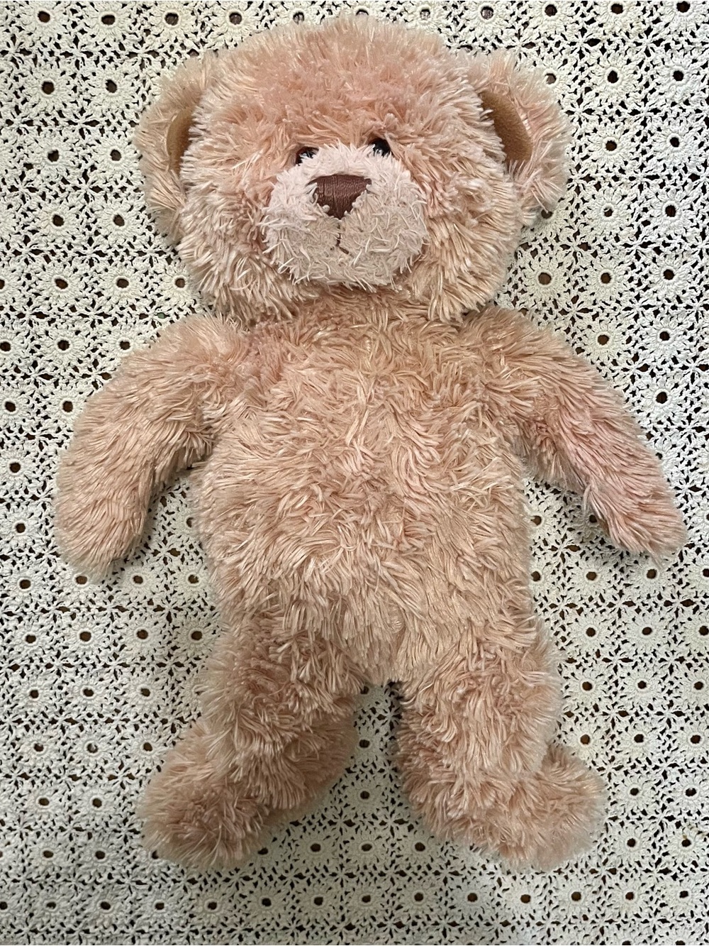 GUND Maxie Teddy Bear 16”Shaggy Tan Plush Stuffed Animal 6049165